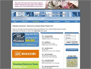 www.di.fm- Digitally Imported - Electronic & Dance Music Radio 24/7