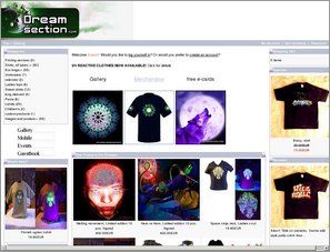 Dreamsection.com, psychedelic clothes and art