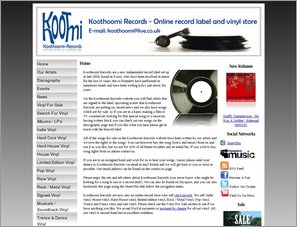 Koothoomi Records - Independent Essex Record Label - Vinyl For Sale