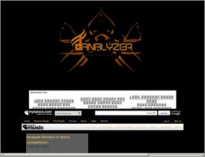 Analyzer Music site