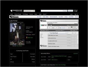 Luke Porter - Official Myspace