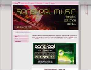Sensifeel / Minfeel / Cyklones official web site