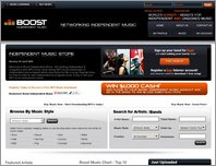 Boost Independent Music page