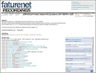 FatureNet Recordings page