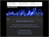 Audio Mastering @ Meteor Burn Labs page