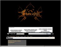 Analyzer Music site page