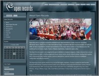 Open Records Australia Official Website page