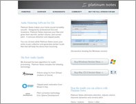 Platinum Notes page