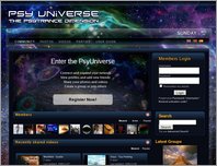 PsyUniverse - The Psytrance Dimension page